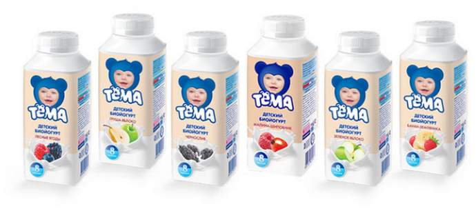 Йогурты Тема